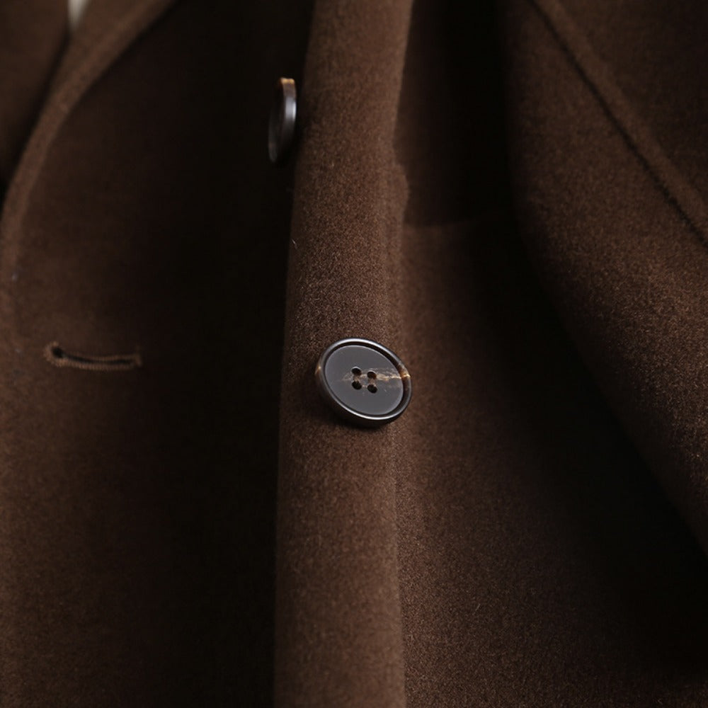 Manteau en laine à double boutonnage pour femmes – Daria
