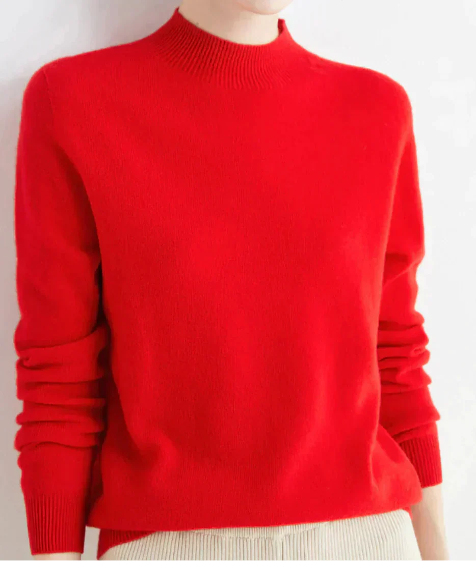 Pull doux et court pour femme
