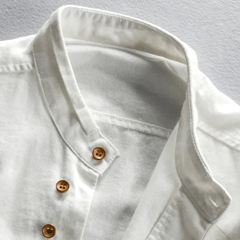 Chemise élégante homme | Col mao