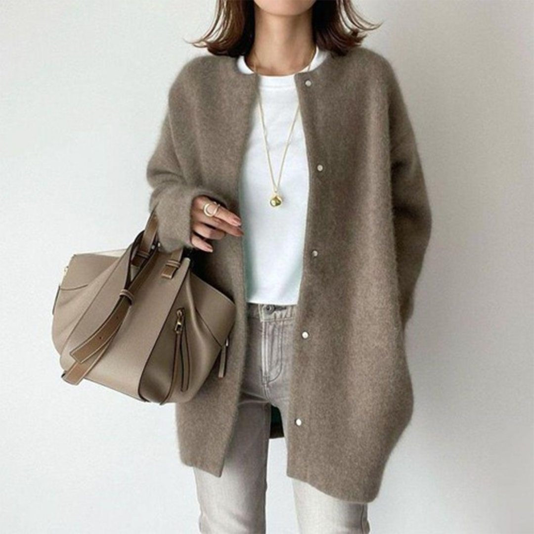 Damen Elegant Lang Cardigan | Grobs