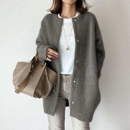 Damen Elegant Lang Cardigan | Grobs