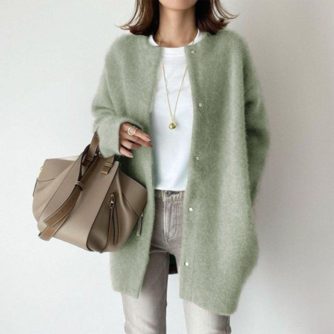 Damen Elegant Lang Cardigan | Grobs