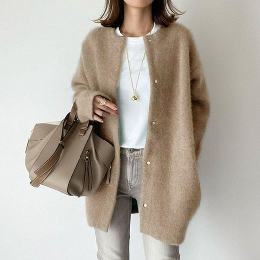 Cardigan lungo elegante da donna | Grosso