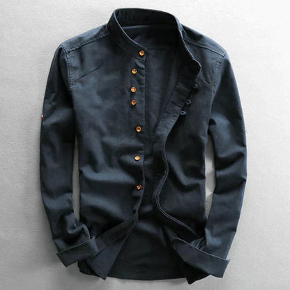 Chemise élégante homme | Col mao