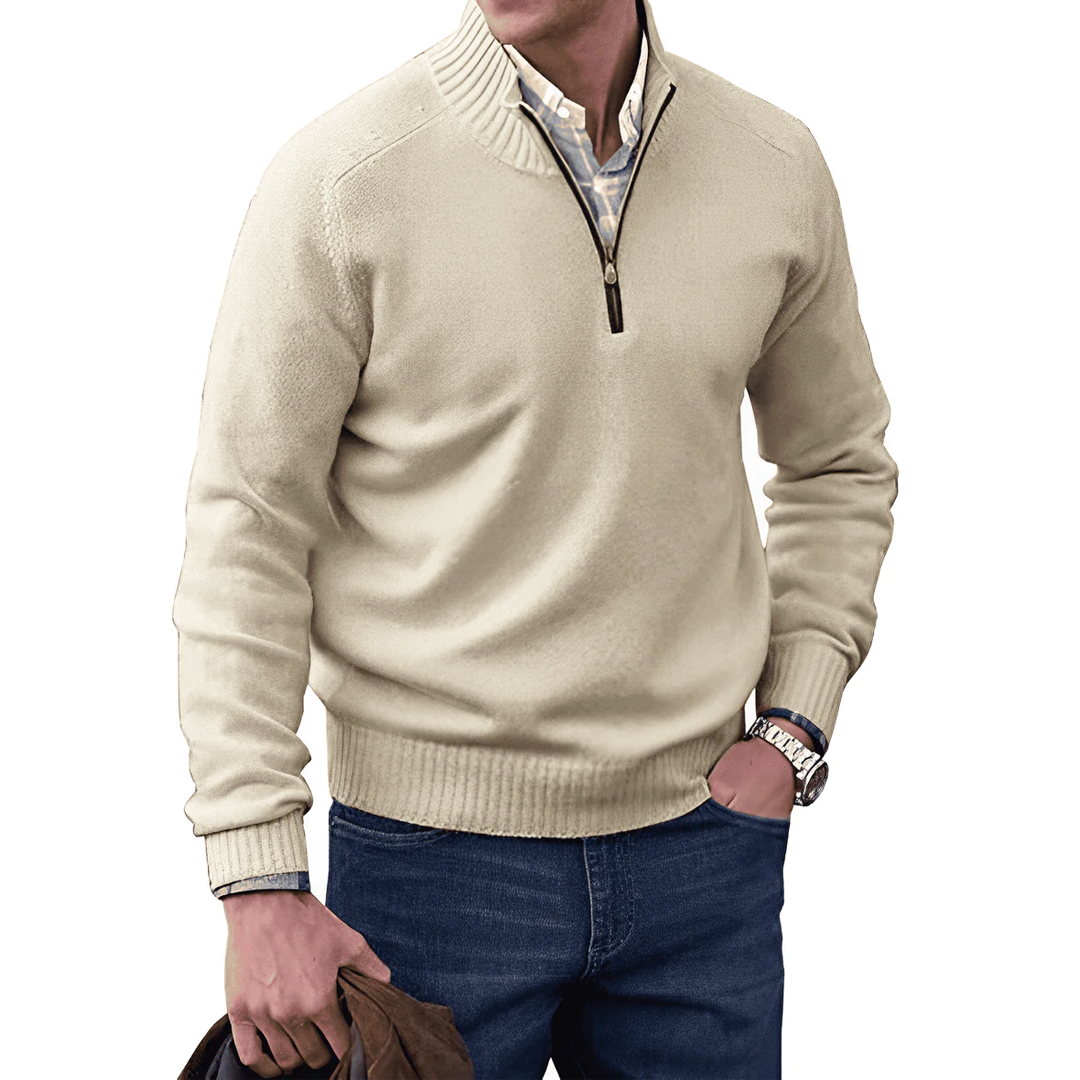 Homme Pull élégant | Fermeture éclair