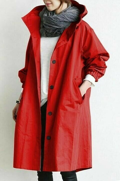 Damen Kapuzen Lange Winterjacke | Wasserdicht