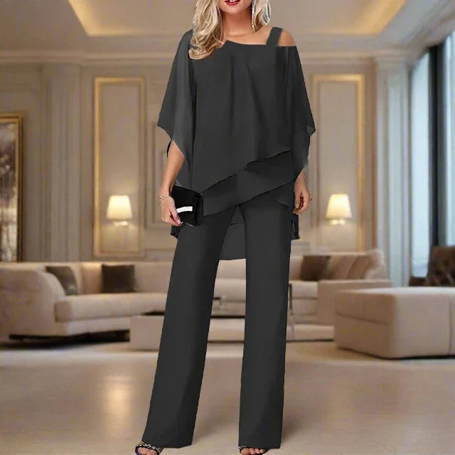 Mode festive en chiffon pour femme | Élégante