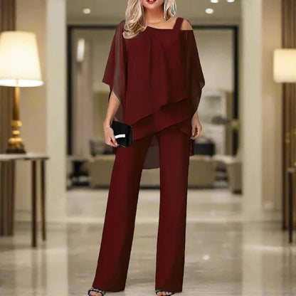Mode festive en chiffon pour femme | Élégante