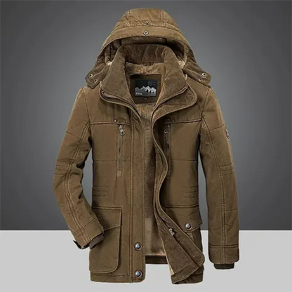 Giacca invernale lunga da uomo | Calda