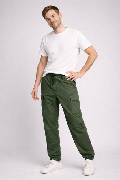 Pantalon cargo d'été homme | avec plusieurs poches