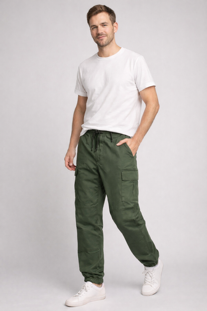Pantalon cargo d'été homme | avec plusieurs poches