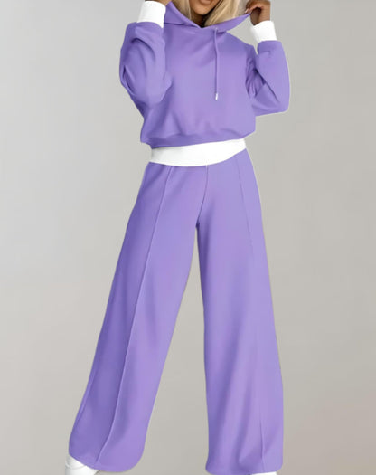 Damen Jogginganzug | Hose und Kapuzenpullover Set