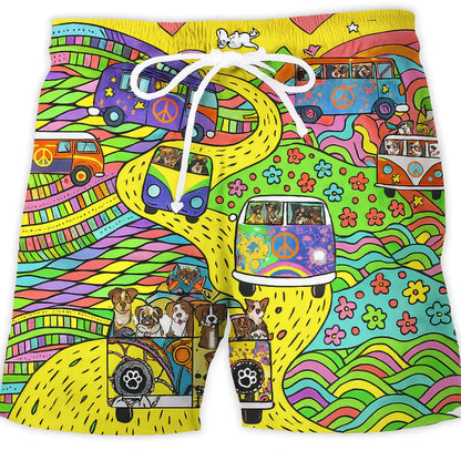 Short de surf imprimé pour hommes | Été