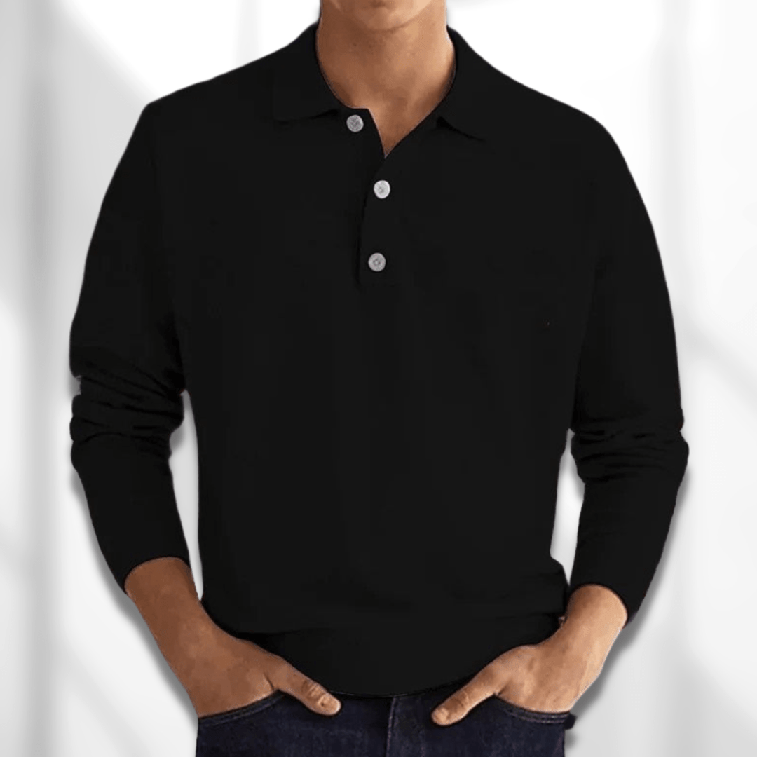 Polo jumper para hombre | Manga larga