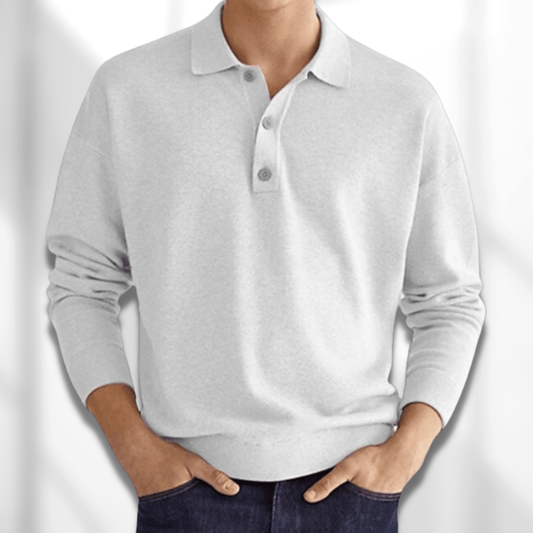 Polo jumper para hombre | Manga larga