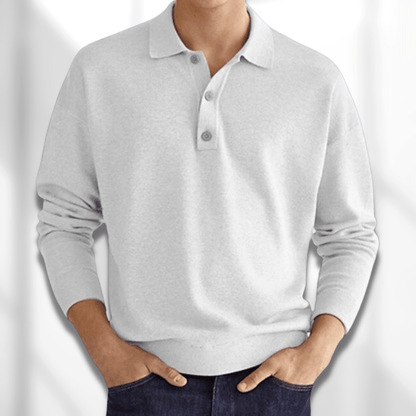 Polo jumper para hombre | Manga larga