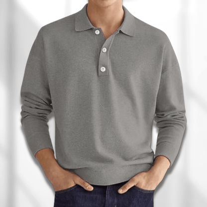 Polo jumper para hombre | Manga larga