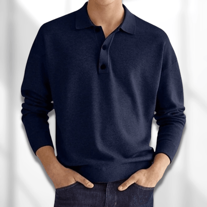 Polo jumper para hombre | Manga larga