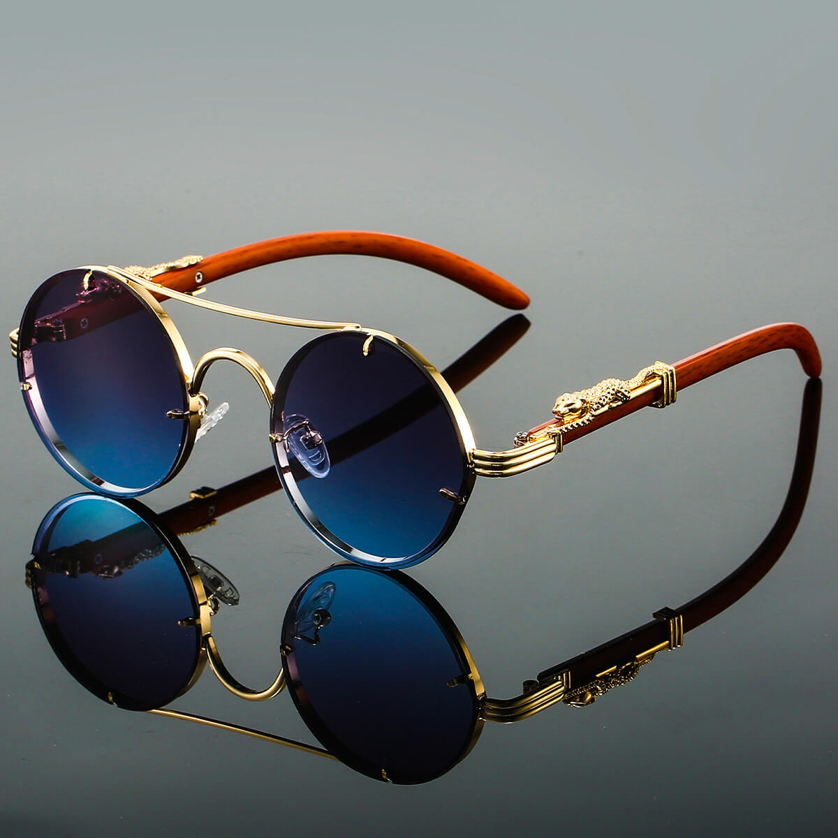 Lunettes de soleil rondes rétro homme | Été