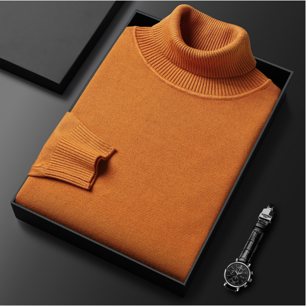 Homme Pull col roulé | Chaud