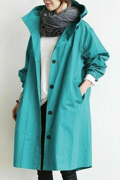 Damen Kapuzen Lange Winterjacke | Wasserdicht