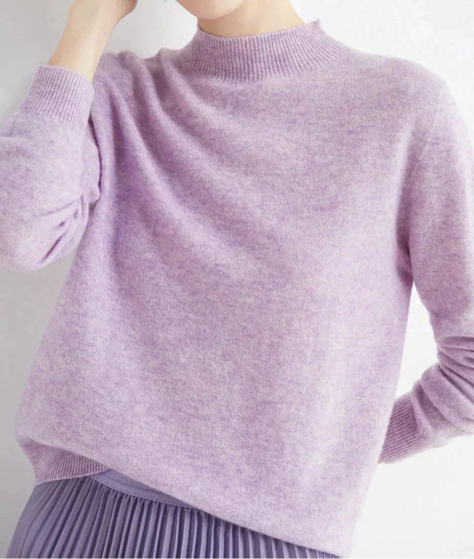 Pull doux et court pour femme