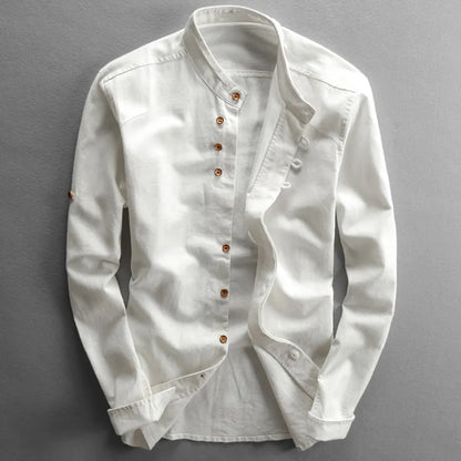 Chemise élégante homme | Col mao