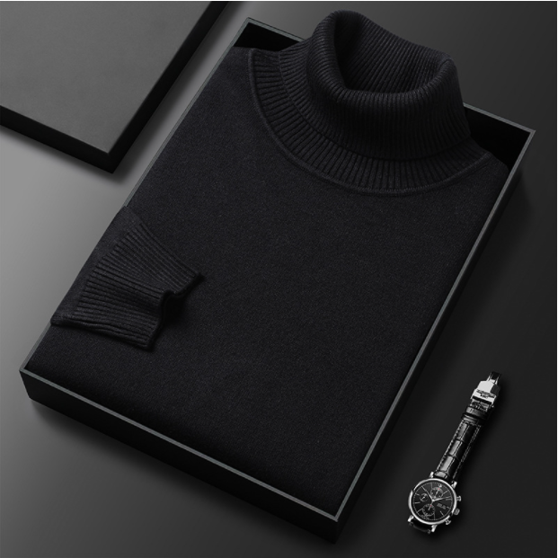 Homme Pull col roulé | Chaud