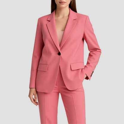 Tailleur pantalon business décontracté pour femmes | Deux pièces