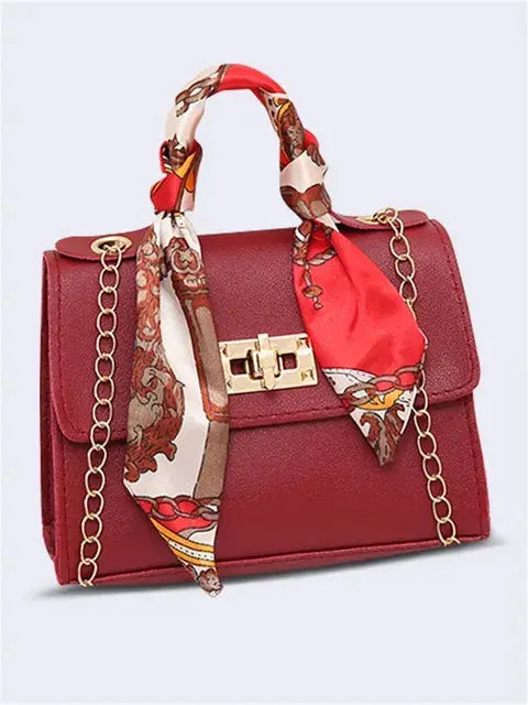 Sac à main femme | Avec détail foulard