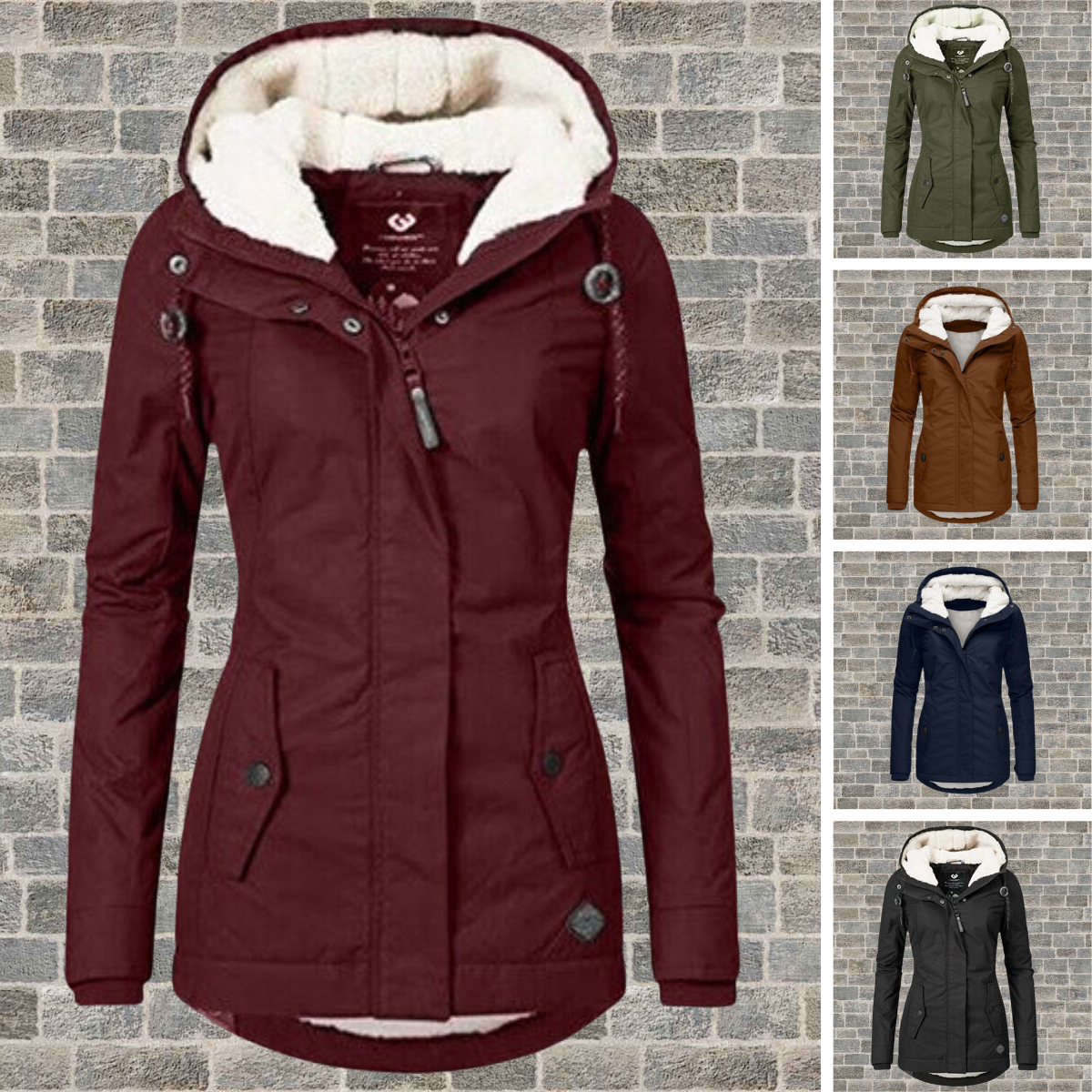 Veste d'hiver chaude pour femmes | Longue