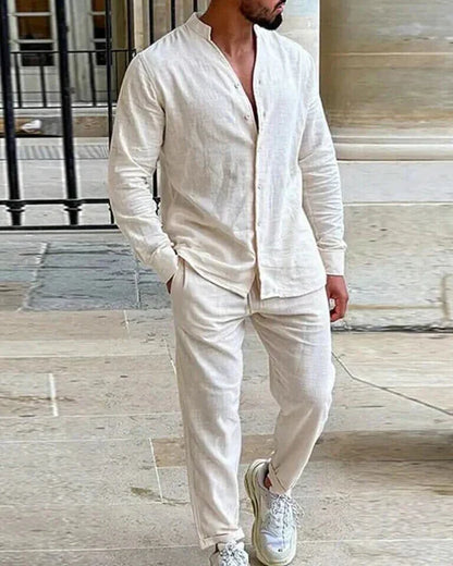 Completo estivo uomo due pezzi | Camicia e pantaloni