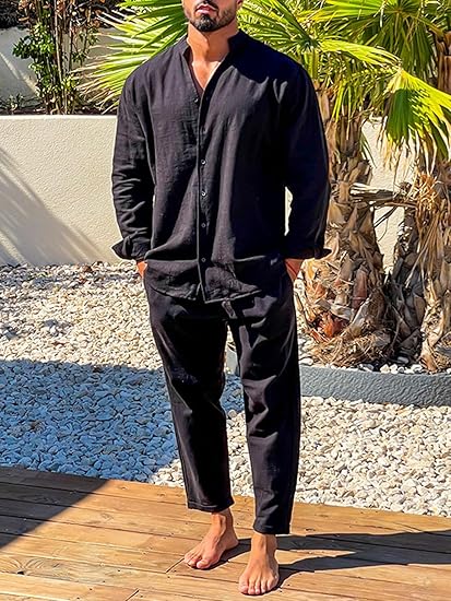 Completo estivo uomo due pezzi | Camicia e pantaloni