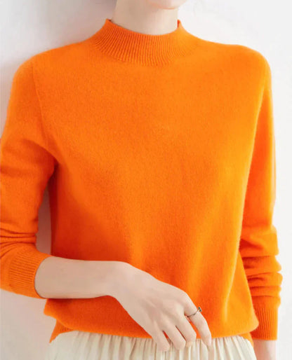 Pull doux et court pour femme