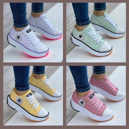 Baskets confortables pour femme | Plates