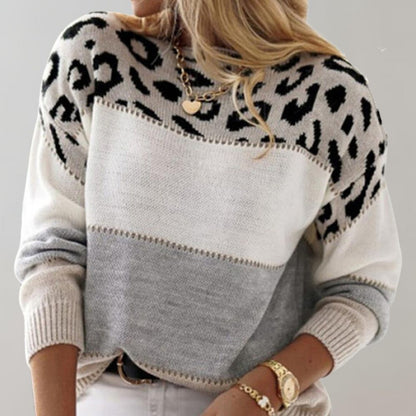 Pull en maille chaud et court pour femme