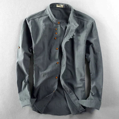 Chemise élégante homme | Col mao