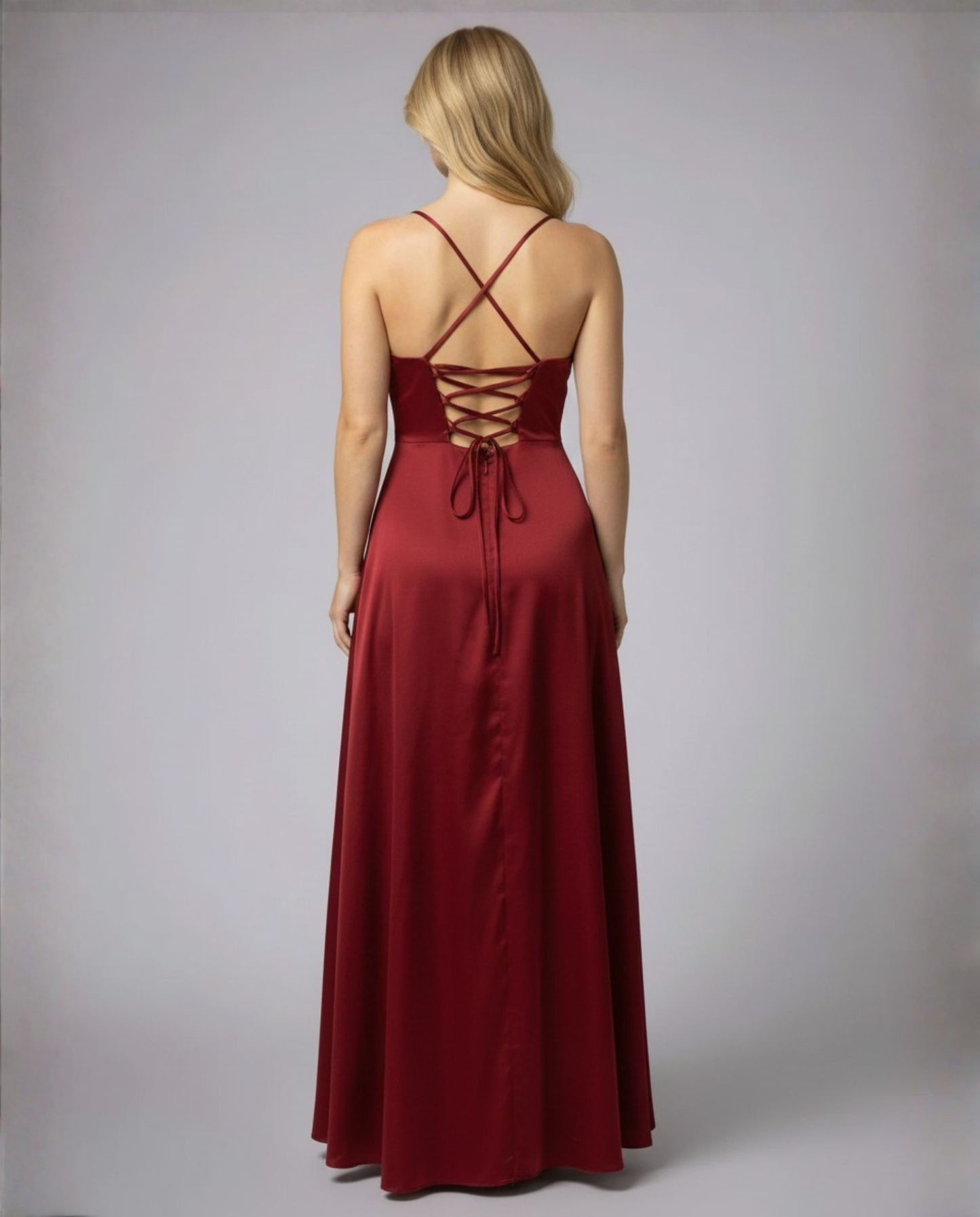 Robe de soirée femme à fente haute | maxi
