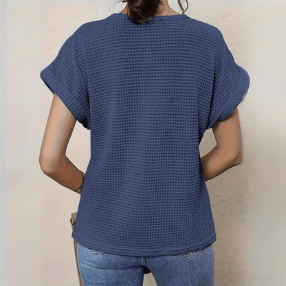 Top d'été bohème femme | Manches courtes