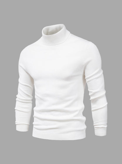 Homme Pull col roulé court | Lavable