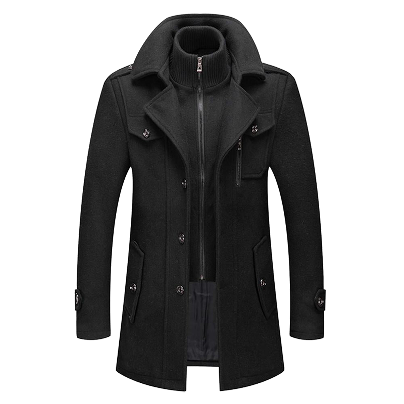 Homme Manteau d'hiver à la mode | Long