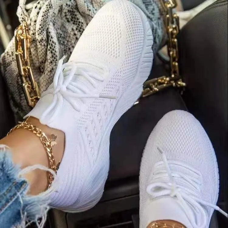 Baskets à plateforme à lacets pour femme | Sportives