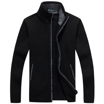Cardigan court homme | Fermeture éclair
