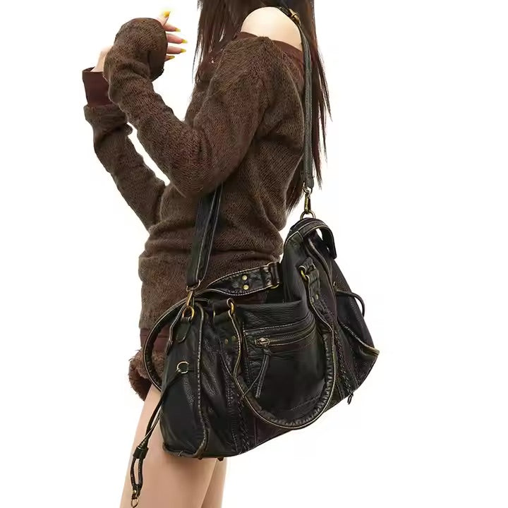Sac vintage style bohème femme | Grand compartiment