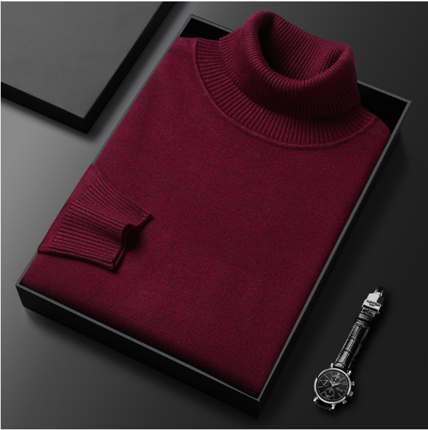 Homme Pull col roulé | Chaud