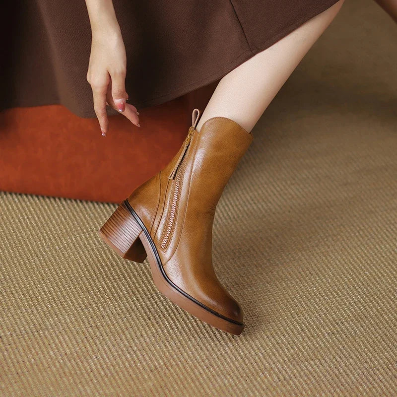 Damen Hohe Stiefeletten | Elegant