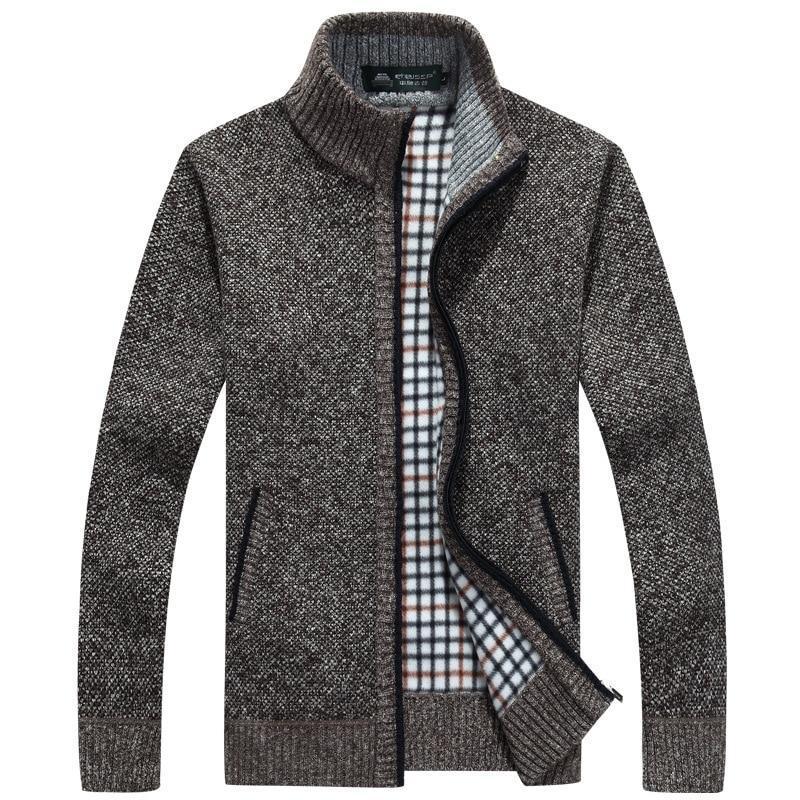 Cardigan court homme | Fermeture éclair