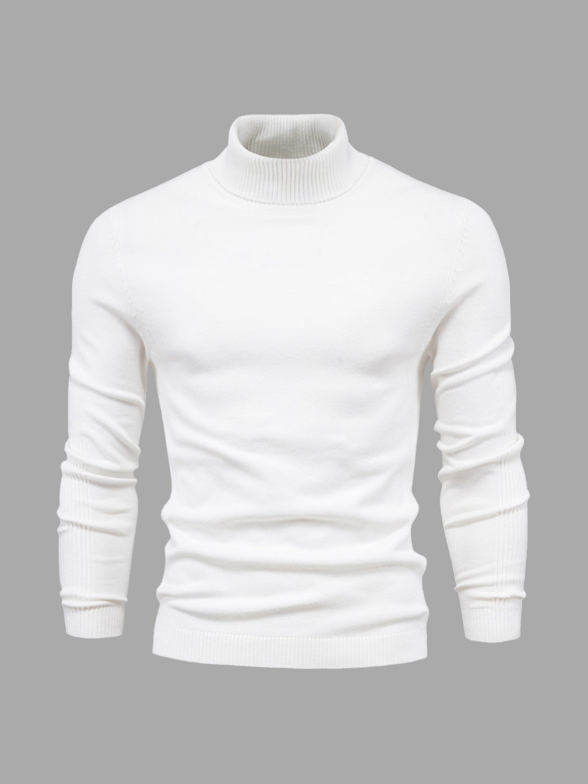 Homme Pull col roulé court | Lavable