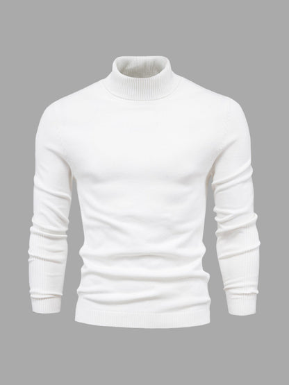 Homme Pull col roulé court | Lavable
