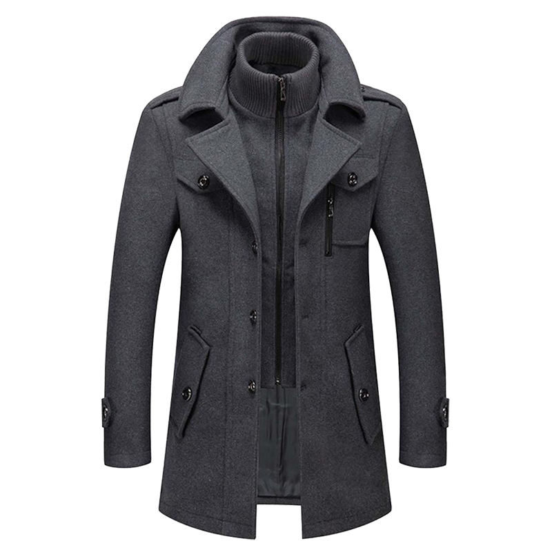 Homme Manteau d'hiver à la mode | Long